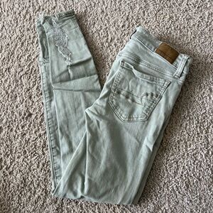 American eagle jeans size 0